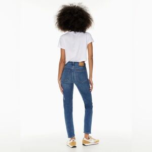Denim Forum Size 28 The Yoko High-Rise Slim Raw Hem 28L
